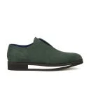 Opening Ceremony Men's Lukas Leather Slip On Shoes - Marble Green Image 1
