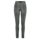 Surface to Air Women's Turtle Marble Print Skinny Jeans - Blue Image 1