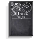 So Much To Do Chalkboard Memo Clock Image 1