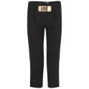 Love Moschino Women's Gold Buckled Trousers - Black