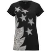 Marc by Marc Jacobs Women's Rounded V T-Shirt - Black Multi - Image 1