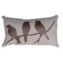 3 Birds Cream Cushion