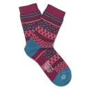 Paul Smith Accessories Women's Fairisle Socks - Pink Image 1