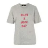 Markus Lupfer Women's TP270 Have A Nice Day T-Shirt - Grey Marl - Image 1