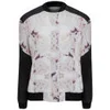 Finders Keepers Women's The Eclipse Bomber Jacket - Rose Print/Black - Image 1