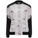 Finders Keepers Women's The Eclipse Bomber Jacket - Rose Print/Black
