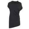 Vivienne Westwood Anglomania Women's Draped Jersey Top - Black - Image 1