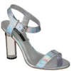 Senso Women's Sadie Perspex Heels - Clear/Silver - Image 1