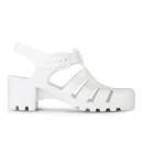 JuJu Women's Babe Heeled Jelly Sandals - White