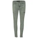 J Brand Women's Mid Rise Kassidy Super Skinny Zip Cargo Jeans - Vin Olive Image 1