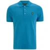 Lyle & Scott Men's Short Sleeve Plain Pique Polo Shirt - Turquoise - Image 1