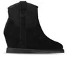 Ash Women's Yahoo Bis Suede Wedged Ankle Boots - Black - Image 1