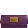Marc by Marc Jacobs Long Trifold Purse - Pansy Purple - One Size - Image 1