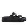 Senso Women's Ida I Croc Leather Slide Sandals - Black - Image 1