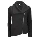 Helmut Lang Women's Villous Shawl Zip Up Jacket - Black