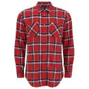 Marc by Marc Jacobs Men's Oversized Toto Plaid Shirt - Cambridge Red Multi Check