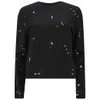 rag & bone Women's Splatter Paint Sweatshirt - Black - Image 1