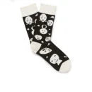 Soulland Men's Mask Socks - Black/Off White