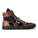 Vivienne Westwood Men's High-Top Leather Trainers - Tan Image 1