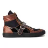 Vivienne Westwood Men's High-Top Leather Trainers - Tan - Image 1