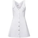 Carven Women's Cotton Tricotine Dress - White Image 1