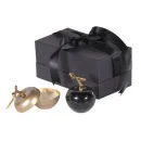 Black and Gold Brass Apple Candles Image 1