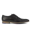 Paul Smith Shoes Men's Wallace Wingtip Leather Derby Shoes - Black Dip Dye - Image 1