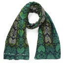 Marc by Marc Jacobs Women's Heart Snake Print Scarf - Green Multi Image 1