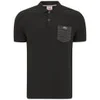 Lacoste Live Men's Shirt Sleeve Rib Collar Polo Shirt - Black - Image 1