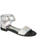 Senso Women's Gina Flat Sandals - Laser Silver
