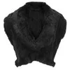 Matthew Williamson Women's Knitted Rabbit Fur Shrug Jacket - Black - Image 1