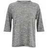 rag & bone Women's Kenna Raglan Melange T-Shirt - Light Grey - Image 1