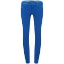 Victoria Beckham Women's Ankle Slim Women Jeans - Royal Blue Velvet
