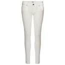 Paige Women's Skyline Mid Rise Ankle Peg Skinny Jeans - Optic White Image 1