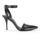 Alexander Wang Women's Lovisa Ankle Strap Leather Heels - Black