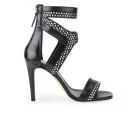 BOSS Hugo Boss Women's Pamira Leather Strappy Heeled Sandals - Black Image 1
