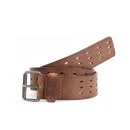 BOSS Orange Jeremios Leather Belt - Medium Brown Image 1