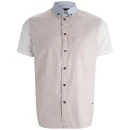 Marc by Marc Jacobs Men's Short Sleeved Oxford Shirt - White Multi Image 1