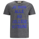 Maison Kitsuné Men's Je Suis Alle Print T-Shirt - Dark Grey Melange