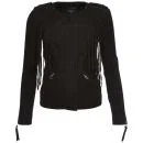 Gestuz Women's Avril Leather Jacket - Black