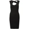 McQ Alexander McQueen Women's Bodycon Stripe Dress - Velvet Black - Image 1