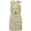 Carven Women's Camouflage Dress - Green/Pink - Image 1