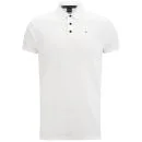 Marc by Marc Jacobs Men's Small Logo Short Sleeve Polo Shirt - White