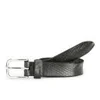 Markberg Women's Vic Snake Skinny Leather Belt - Black - Image 1