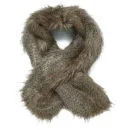 Unreal Fur Women's Furocious Thread Through Scarf - Natural Raccoon Image 1