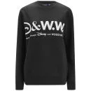 Disney & Wood Wood Women's Avery Oversized Sweatshirt - Black Image 1