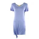 MW Matthew Williamson Women's Plain Slub Jersey Dress - Bluebell