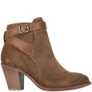 Hudson London Women's Lewknor Suede/Leather Heeled Ankle Boots - Tan