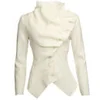 GROA Women's Boiled Wool Winter Jacket - Winter White - Image 1