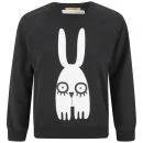 Peter Jensen Women's Mini Lash Rabbit Sweatshirt - Black Image 1